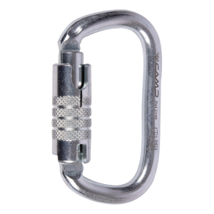 Oval Plus 3lock - Mosquetão em Aço CAMP | Solução Vertical