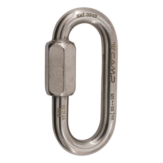 Oval Quick Link Stainless 2 Oval Quick Link Stainless - Malha Rápida CAMP | Solução Vertical - Vista 2