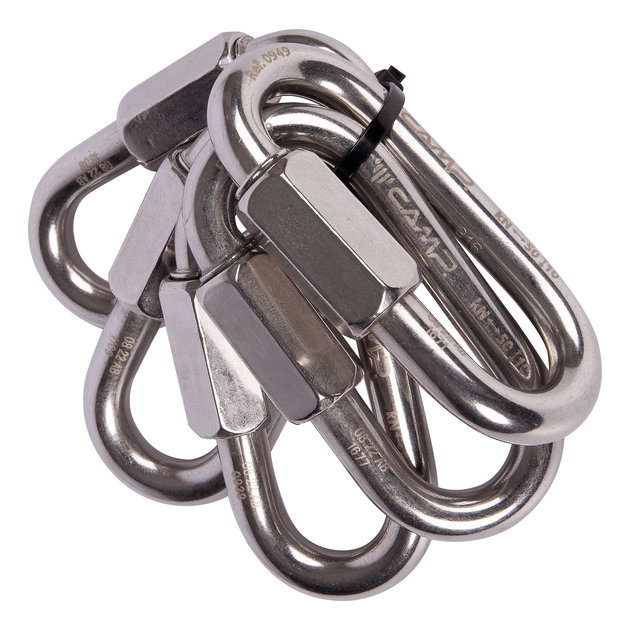 Oval Quick Link Stainless 4 Oval Quick Link Stainless - Malha Rápida CAMP | Solução Vertical - Vista 4