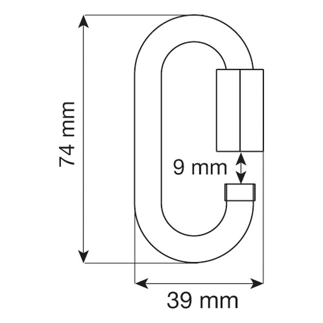 Oval Quick Link Stainless 5 Oval Quick Link Stainless - Malha Rápida CAMP | Solução Vertical - Vista 5