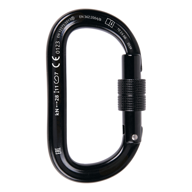 Oval XL Lock Black 3 Oval XL Lock Black - Mosquetão Oval CAMP | Solução Vertical - Vista 3