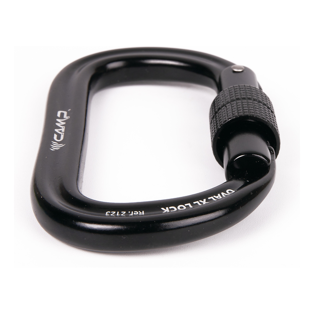 Oval XL Lock Black 4 Oval XL Lock Black - Mosquetão Oval CAMP | Solução Vertical - Vista 4