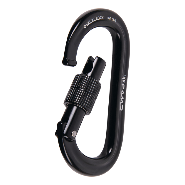 Oval XL Lock Black 5 Oval XL Lock Black - Mosquetão Oval CAMP | Solução Vertical - Vista 5